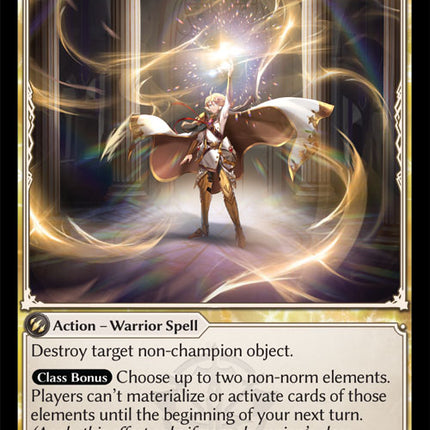 Excalibur, Cleansing Light - DOA Alter EN-259 - Rare - Near Mint - Foil - Grand Archive TCG