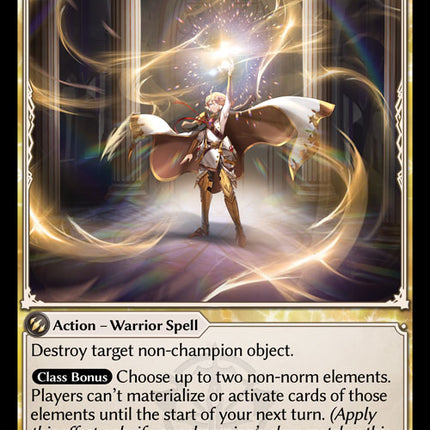 Excalibur, Cleansing Light - DOA 1st EN-259 - Rare - Near Mint - Non-Foil - Grand Archive TCG