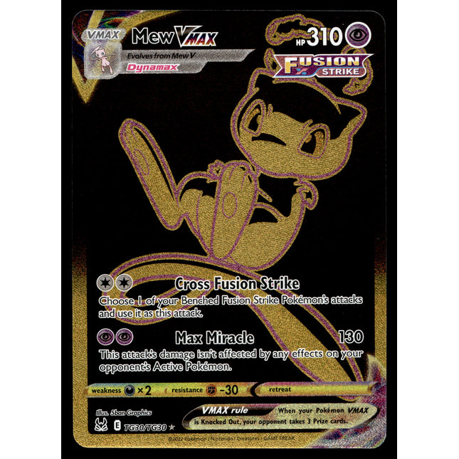 Mew Vmax - TG30/TG30 - NM - Secret Rare - Lost Origin - Pokemon - A7-3
