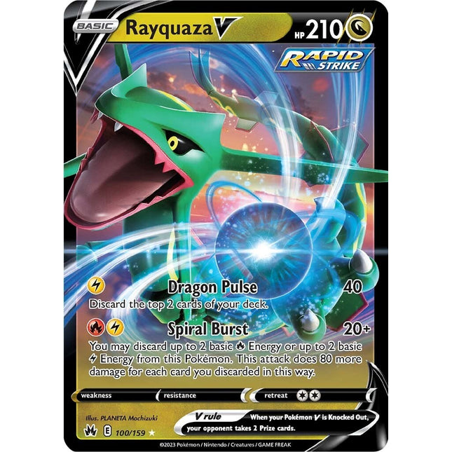 Rayquaza V (100/159) [Sword & Shield: Crown Zenith]