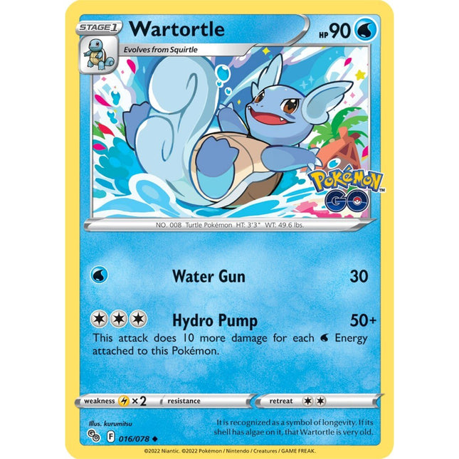 Wartortle (016/078) [Pokémon GO]