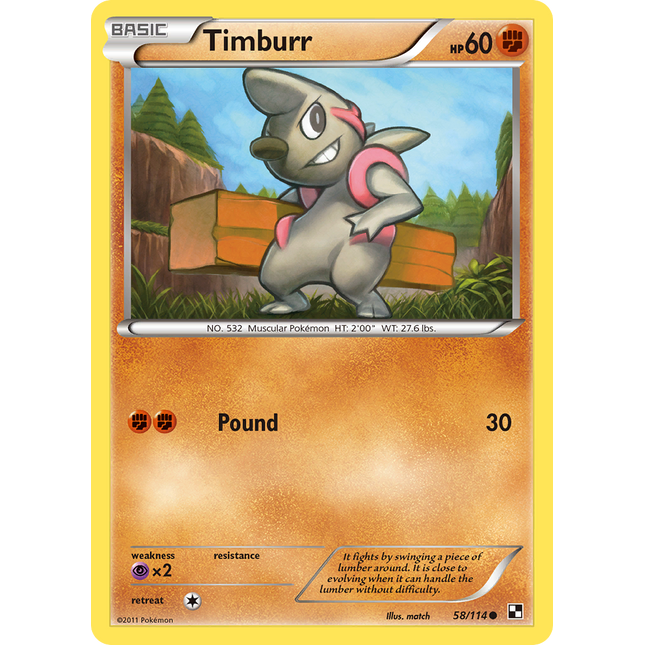 Timburr [Black & White]