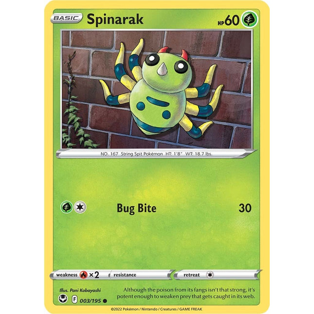 Spinarak (003/195) [Sword & Shield: Silver Tempest]