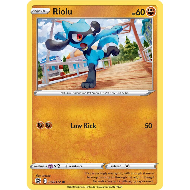 Riolu (078/172) [Sword & Shield: Brilliant Stars]