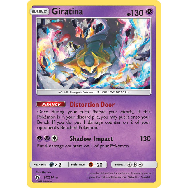 Giratina (97/214) (Theme Deck Exclusive) [Sun & Moon: Lost Thunder]
