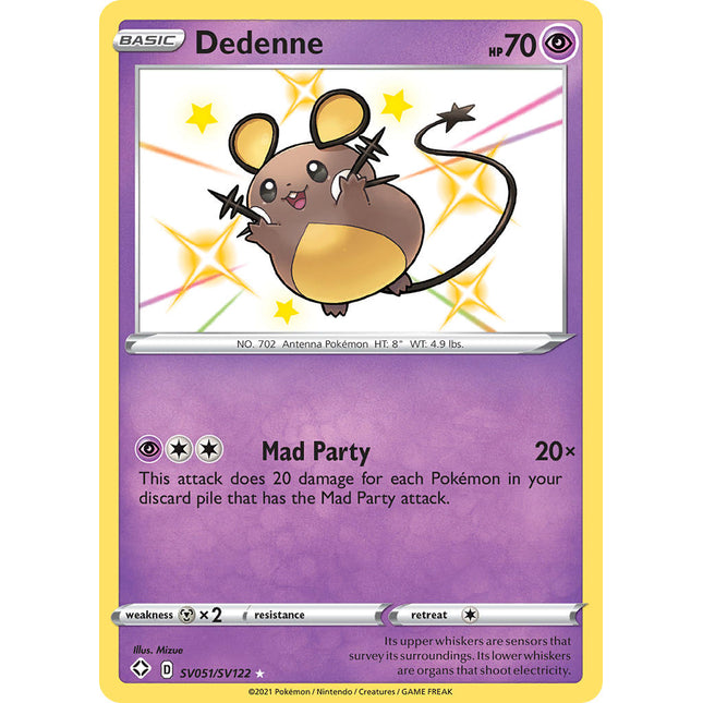 Dedenne (SV051/SV122) [Sword & Shield: Shining Fates]