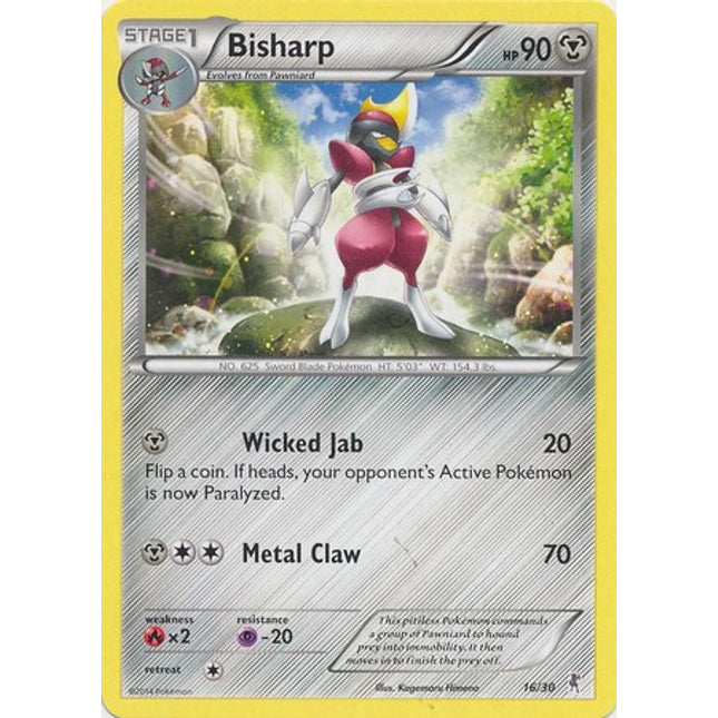Bisharp (16/30) [XY: Trainer Kit 1 - Bisharp]