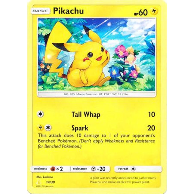 Pikachu (14/30) [Sun & Moon: Trainer Kit - Alolan Raichu]