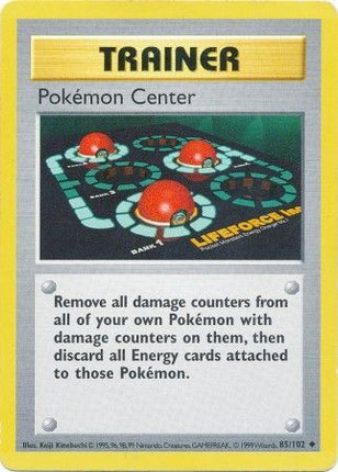 Pokemon Center (85/102) [Base Set Shadowless Unlimited]