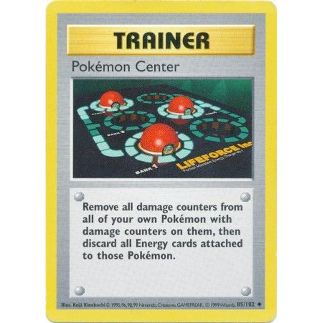 Pokemon Center (85/102) [Base Set Shadowless Unlimited]
