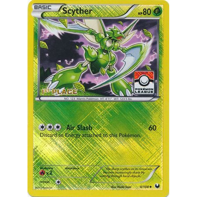 Scyther (4/108) (League Promo 1st Place) [Black & White: Dark Explorers]