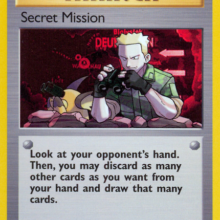 Secret Mission (118/132) [Gym Heroes 1st Edition]