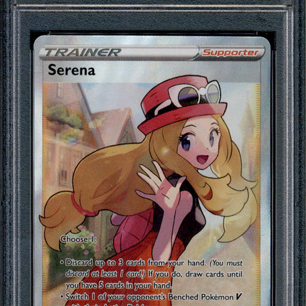 Serena - 193/195 - PSA 9 - Full Art - Silver Tempest - Pokemon - 68861