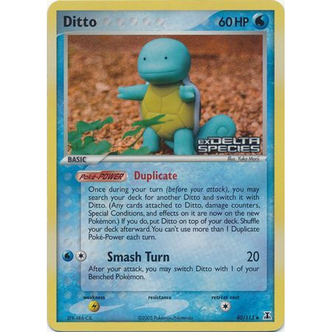Ditto (40/113) (Stamped) [EX: Delta Species]
