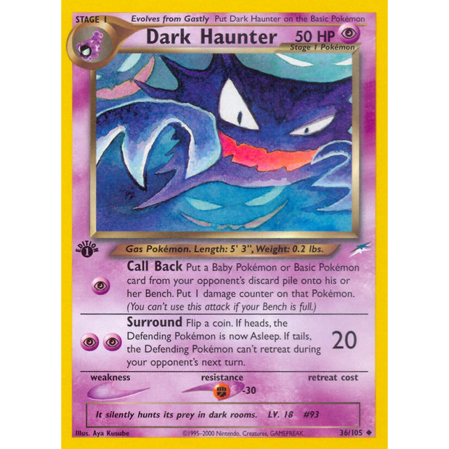 Dark Haunter (36/105) [Neo Destiny 1st Edition]