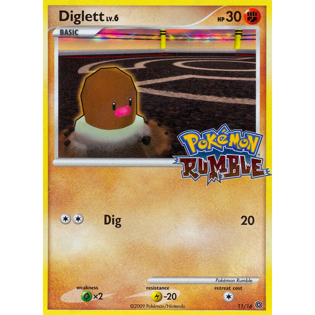 Diglett (11/16) [Pokémon Rumble]