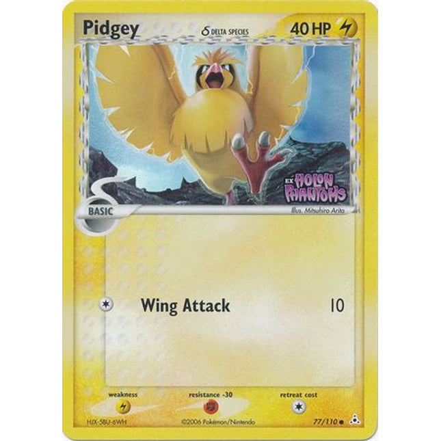 Pidgey (77/110) (Delta Species) (Stamped) [EX: Holon Phantoms]