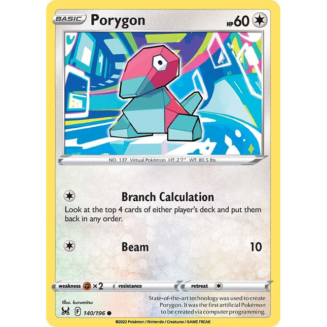Porygon (140/196) [Sword & Shield: Lost Origin]