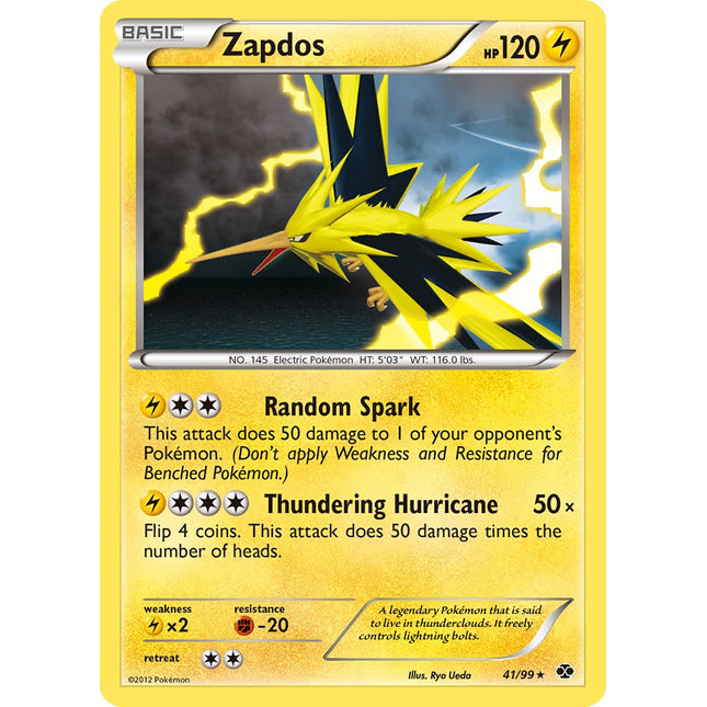 Zapdos (41/99) (Blister Exclusive) [Black & White: Next Destinies]