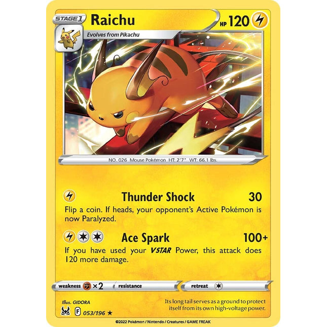Raichu (053/196) [Sword & Shield: Lost Origin]