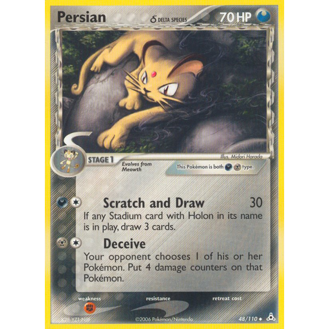 Persian (48/110) (Delta Species) [EX: Holon Phantoms]