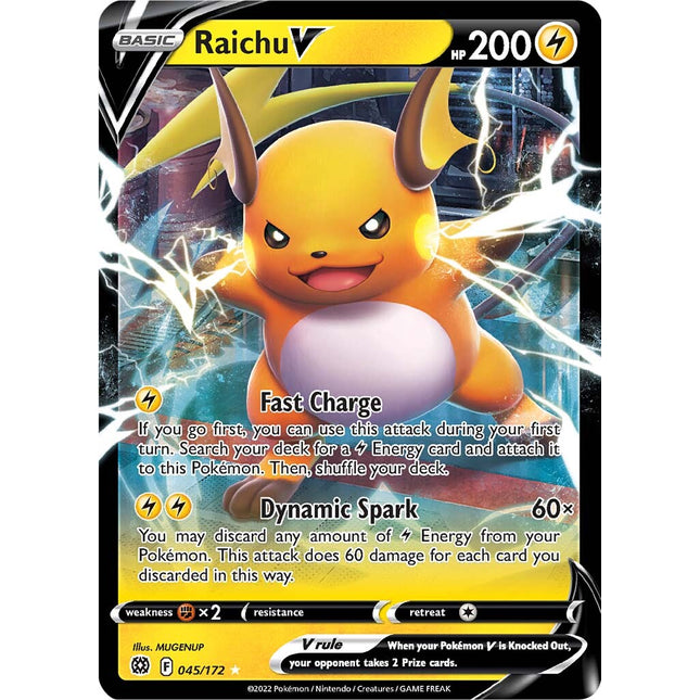 Raichu V (045/172) [Sword & Shield: Brilliant Stars]