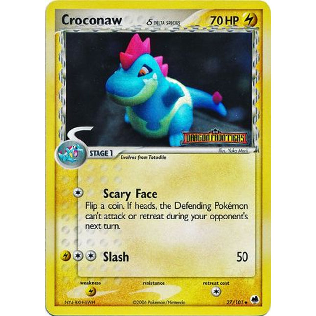 Croconaw (27/101) (Delta Species) (Stamped) [EX: Dragon Frontiers]
