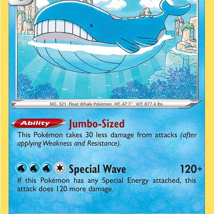 Wailord (038/195) [Sword & Shield: Silver Tempest]