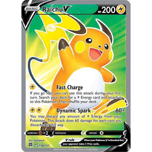 Raichu V (158/172) [Sword & Shield: Brilliant Stars]