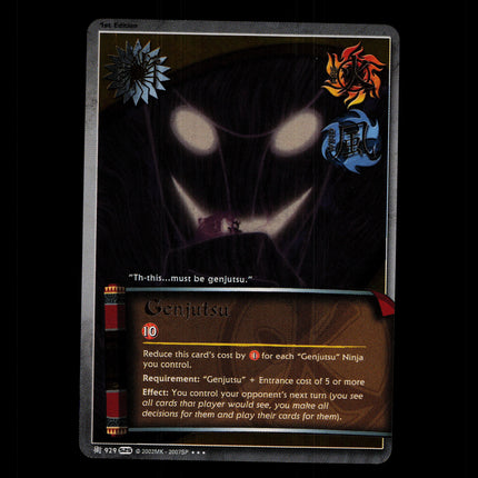 Genjutsu - 929 - NM - 1st Edition Foil - S25 - Naruto CCG - D4-101