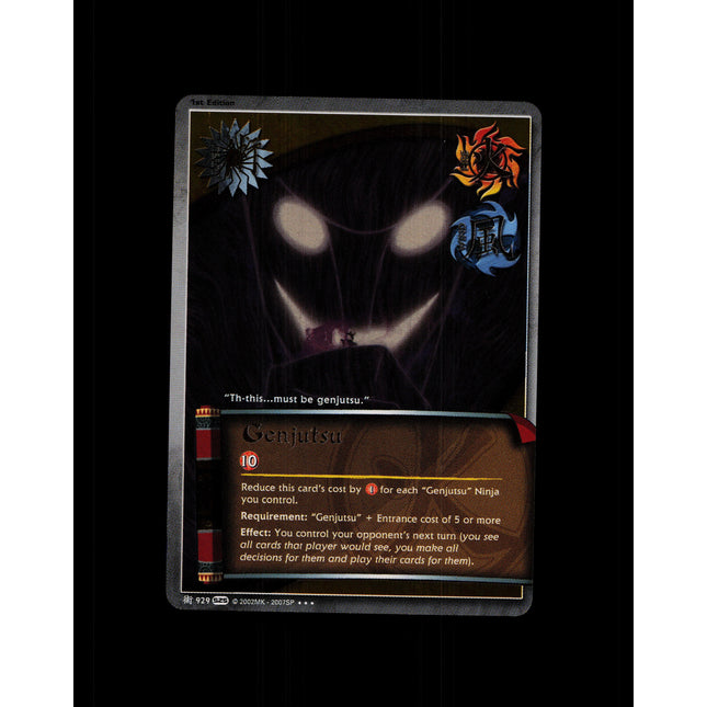 Genjutsu - 929 - NM - 1st Edition Foil - S25 - Naruto CCG - D4-101