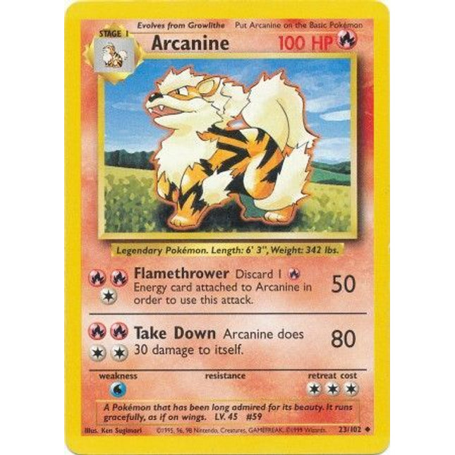 Arcanine (23/102) [Base Set]