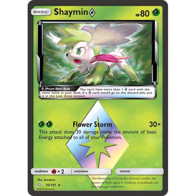 Shaymin (10/181) (Prism Star) [Sun & Moon: Team Up]