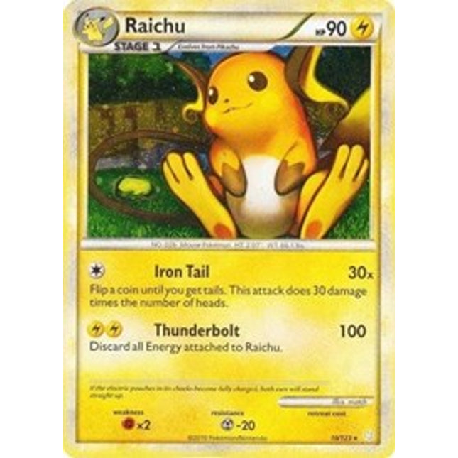 Raichu - 10/123 (Cracked Ice Holo) [Theme Deck Exclusives]