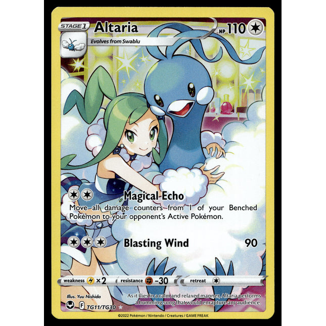 Altaria - TG11/TG30 - NM - Full Art - Silver Tempest - Pokemon - A6-17
