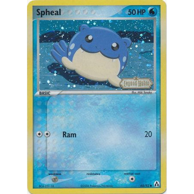 Spheal (65/92) (Stamped) [EX: Legend Maker]