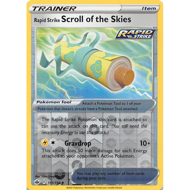 Rapid Strike Scroll of the Skies  (151/198) [Sword & Shield: Chilling Reign]