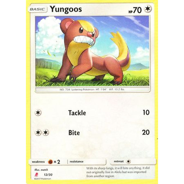 Yungoos (12/30) [Sun & Moon: Trainer Kit - Lycanroc]