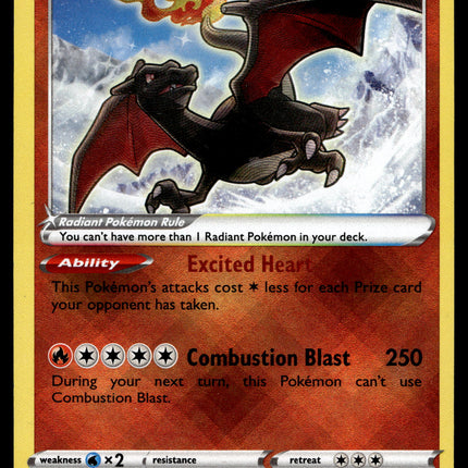 Radiant Charizard - 020/159 - NM - Ultra Rare - Crown Zenith - Pokemon - A7-52