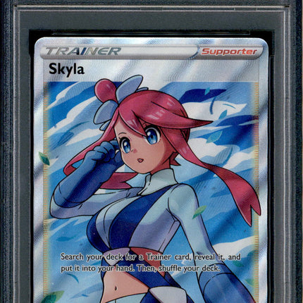 Skyla - 072/072 - PSA 9 - Full Art - Shining Fates - Pokemon - 80044