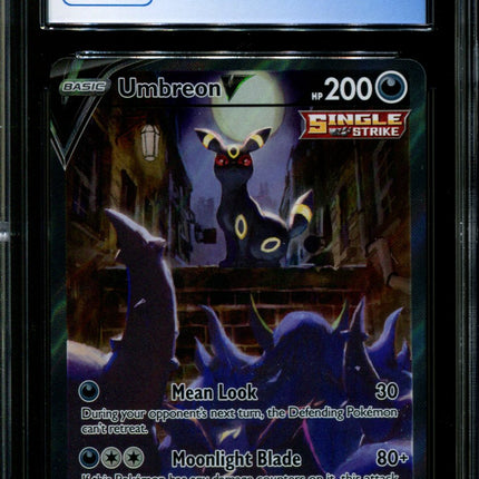 Umbreon V - 189/203 - CGC 9 - Alternate Art - Evolving Skies - Pokemon - 59083