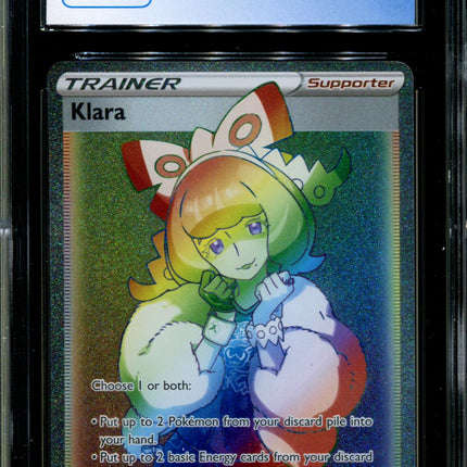 Klara - 217/198 - CGC 10 - Chilling Reign - Hyper Rare - Pokemon - 91244