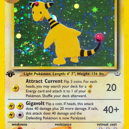 Ampharos (1/64) [Neo Revelation 1st Edition]