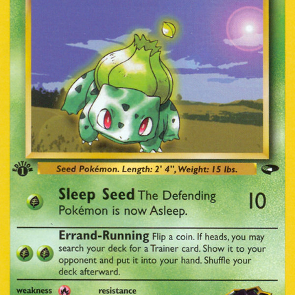Erika's Bulbasaur (39/132) [Gym Challenge 1st Edition]