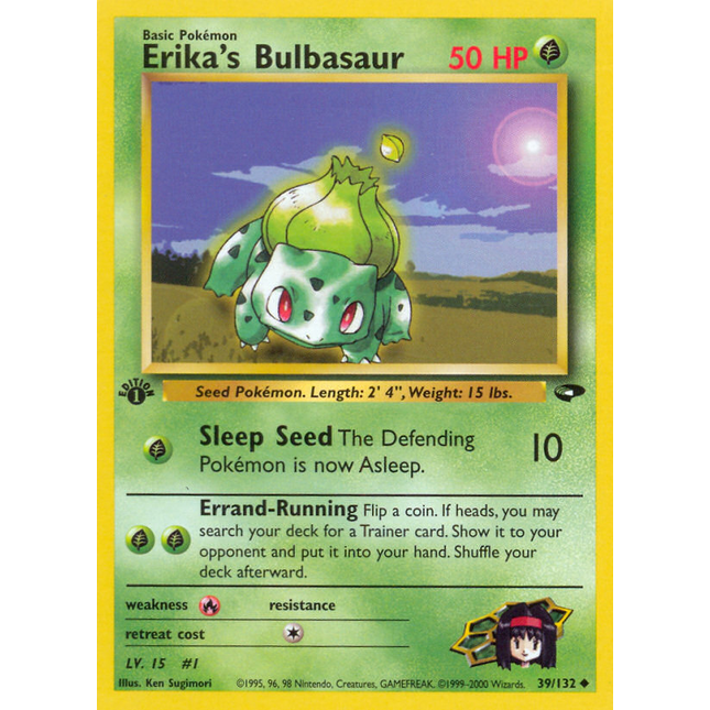 Erika's Bulbasaur (39/132) [Gym Challenge 1st Edition]