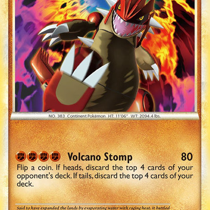 Groudon (6/95) (Theme Deck Exclusive) [HeartGold & SoulSilver: Call of Legends]
