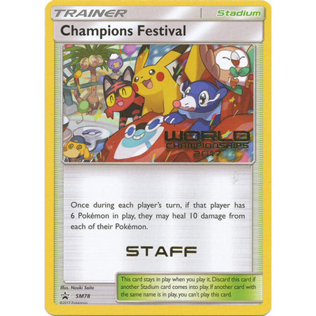 Champions Festival 2017 Staff [SM Black Star Promos]
