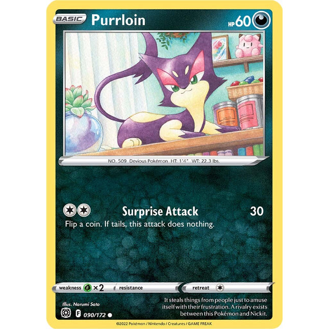 Purrloin (090/172) [Sword & Shield: Brilliant Stars]