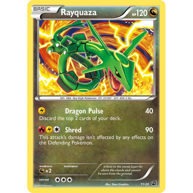 Rayquaza (11/20) (Blister Exclusive) [Black & White: Dragon Vault]