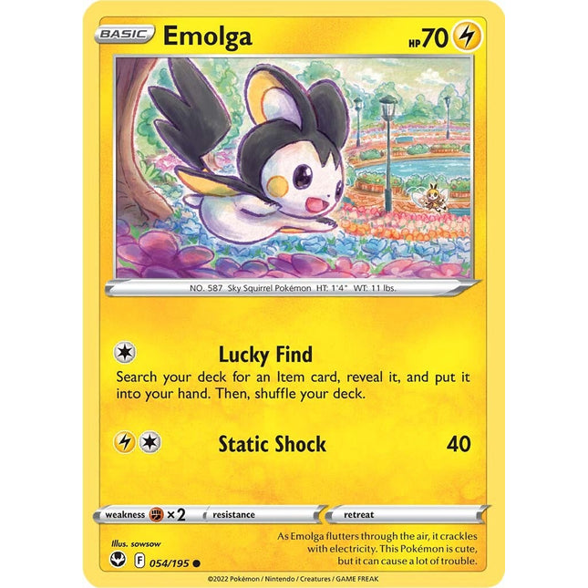 Emolga (054/195) [Sword & Shield: Silver Tempest]